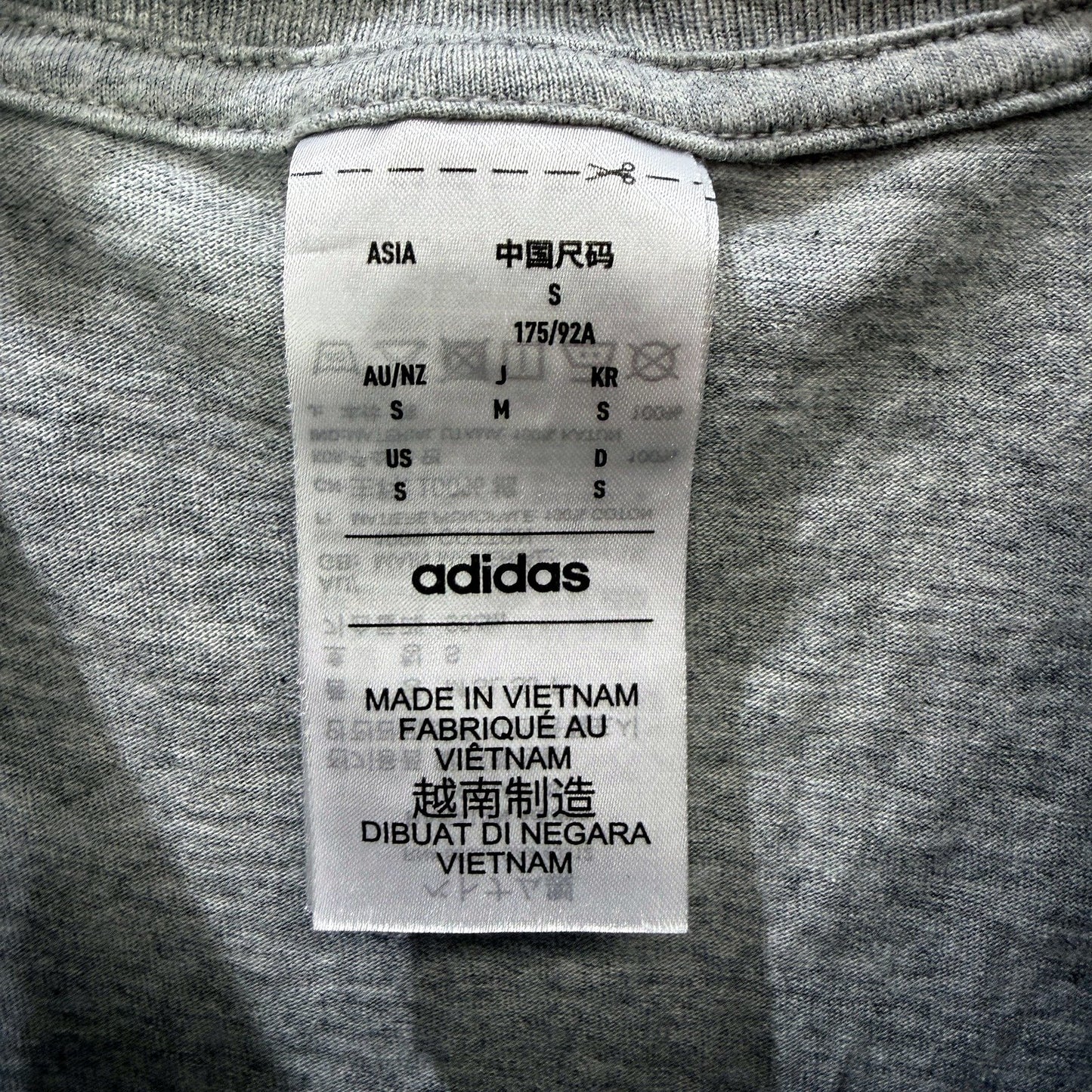 Adidas Mens Gray Pullover Sweatshirt - Comfortable Cotton, Size S NEW