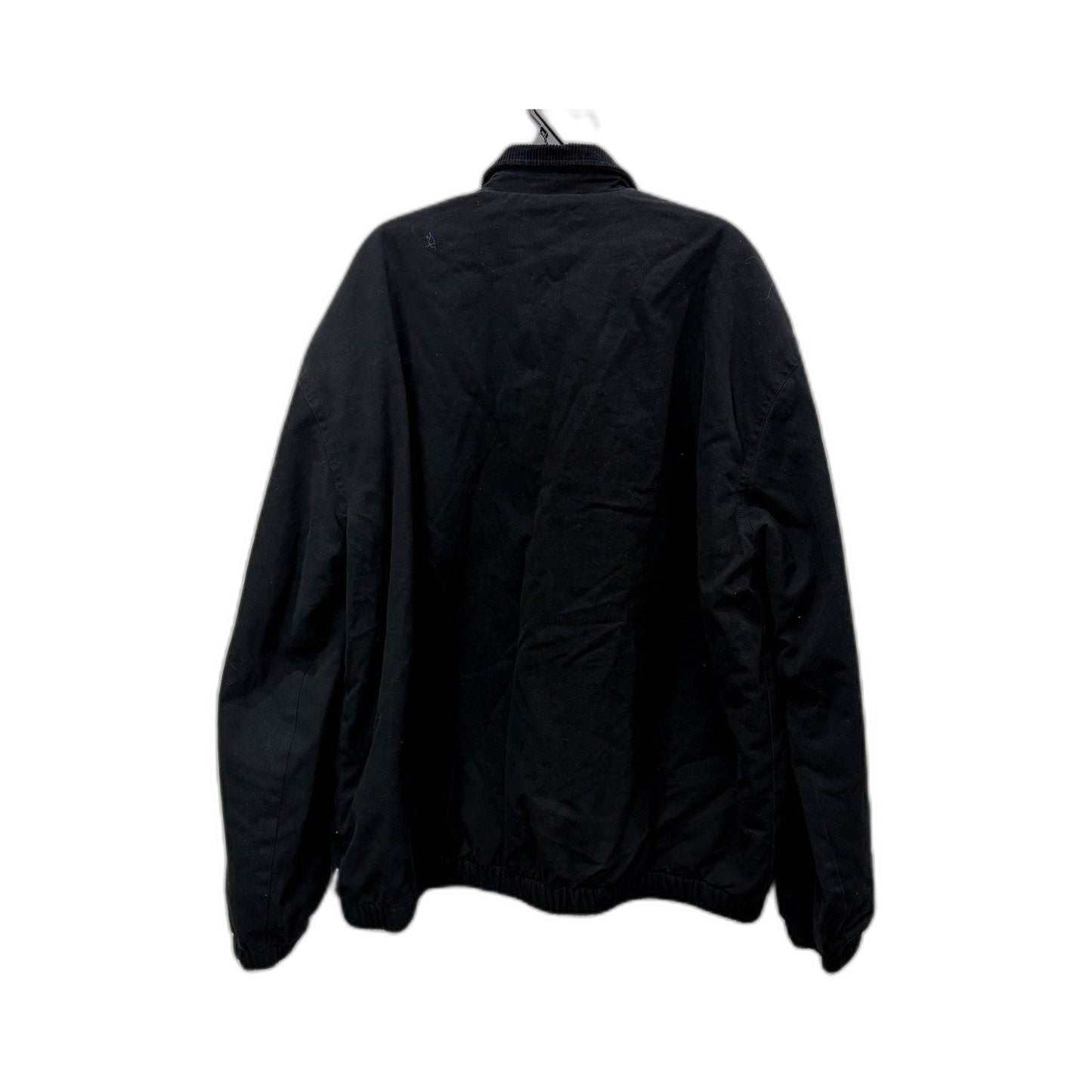 Spencer Project Mens Black Bomber Jacket Graphic Cotton Size L NEW