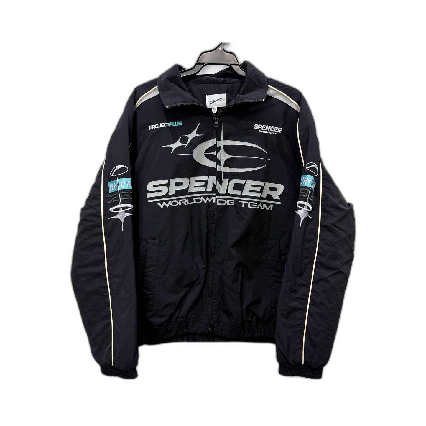 Spencer Project Mens Bomber Impact Jacket in Black for Small Size NEW