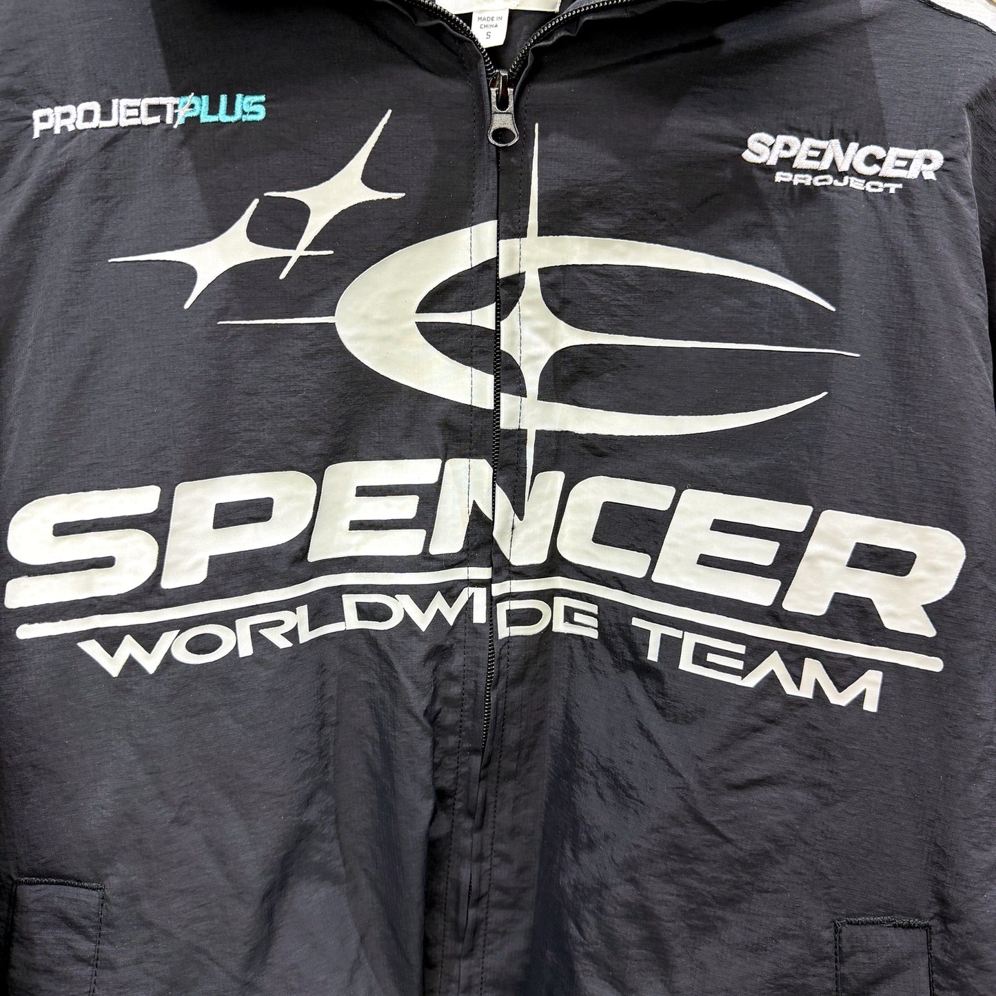 Spencer Project Mens Bomber Impact Jacket in Black for Small Size NEW