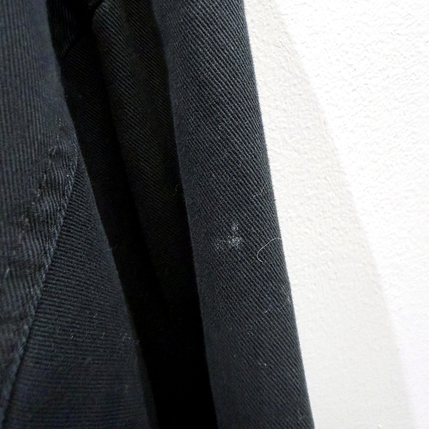 Spencer Project Mens Palmer Zip Jacket in Black Cotton Blend, XXL NEW
