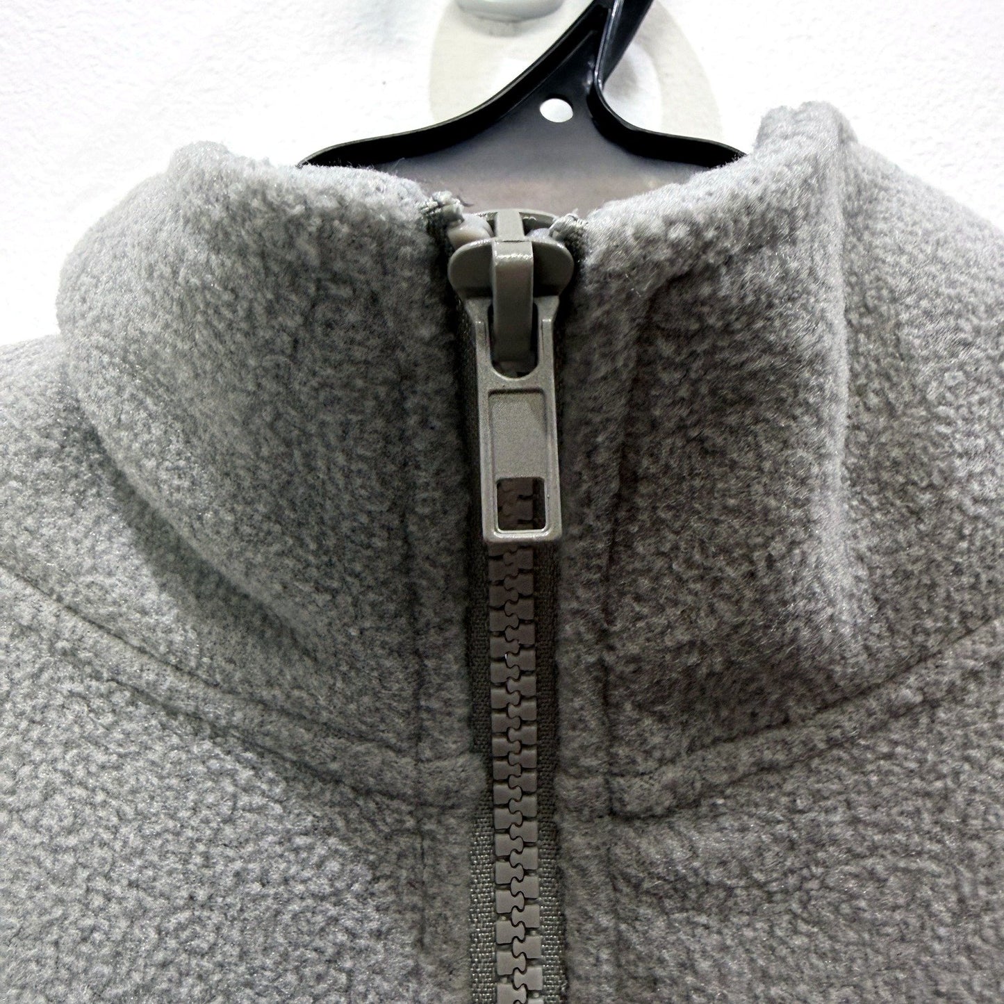 Spencer Project Mens Quarter Zip Fleece Jacket in Gray, Size M NEW
