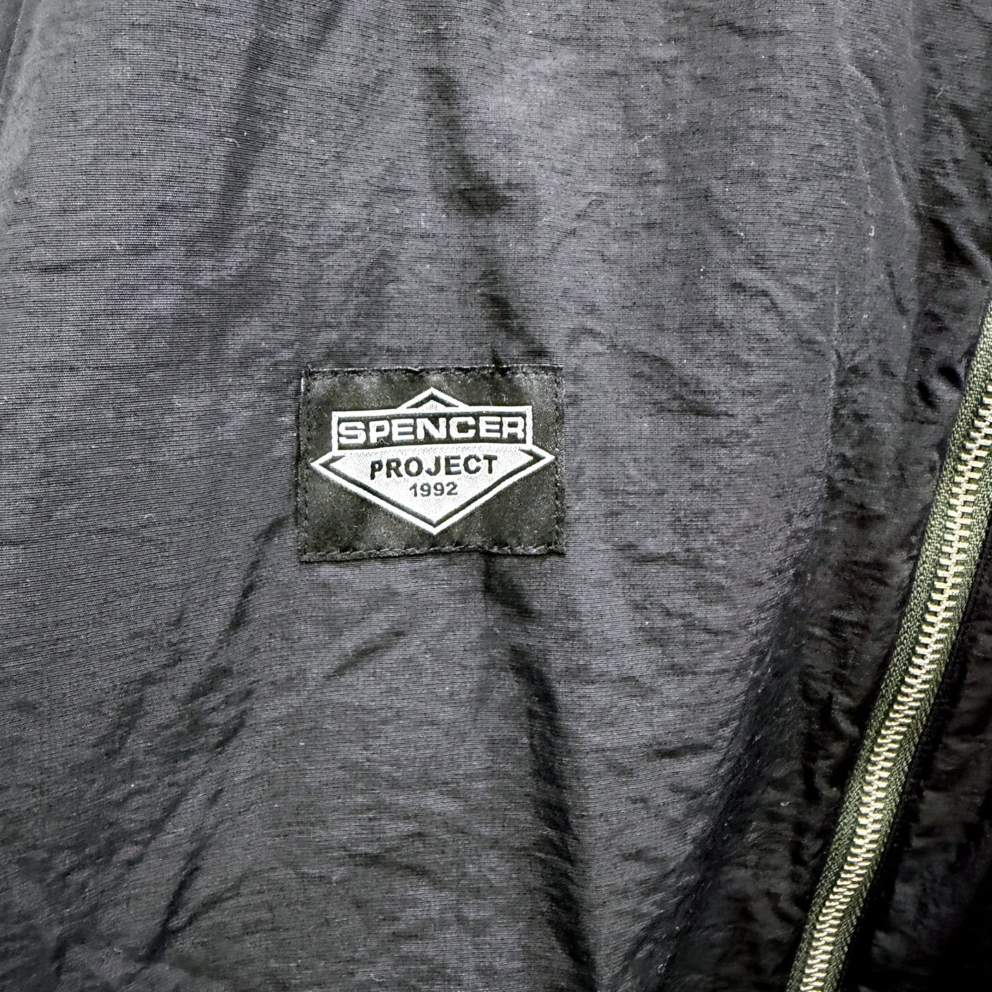 Spencer Project Mens Reversible Fleece Jacket in Olive Green, Size M NEW