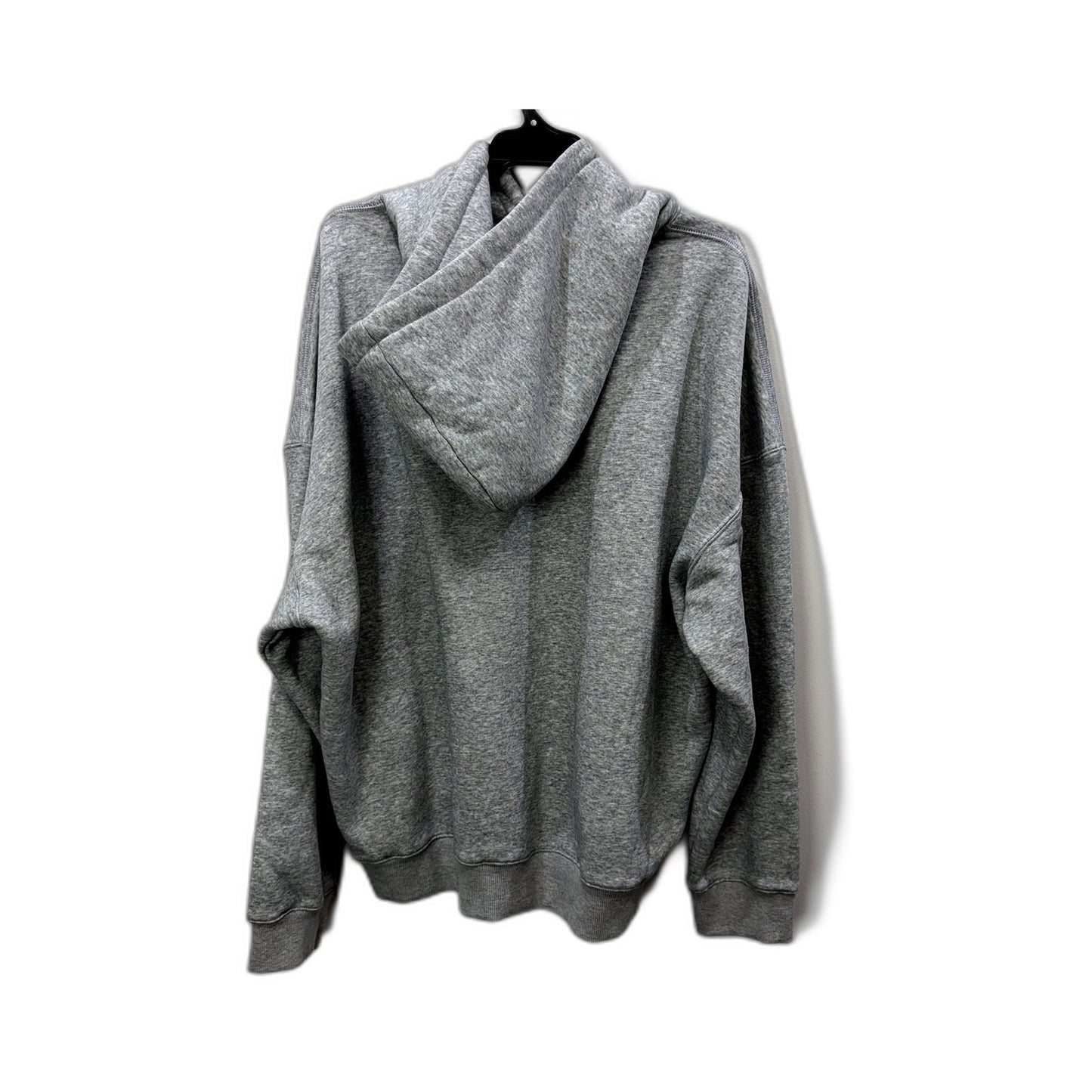 Nautica Mens Gray Pullover Hoodie - Comfortable Cotton Blend, XL Size NEW