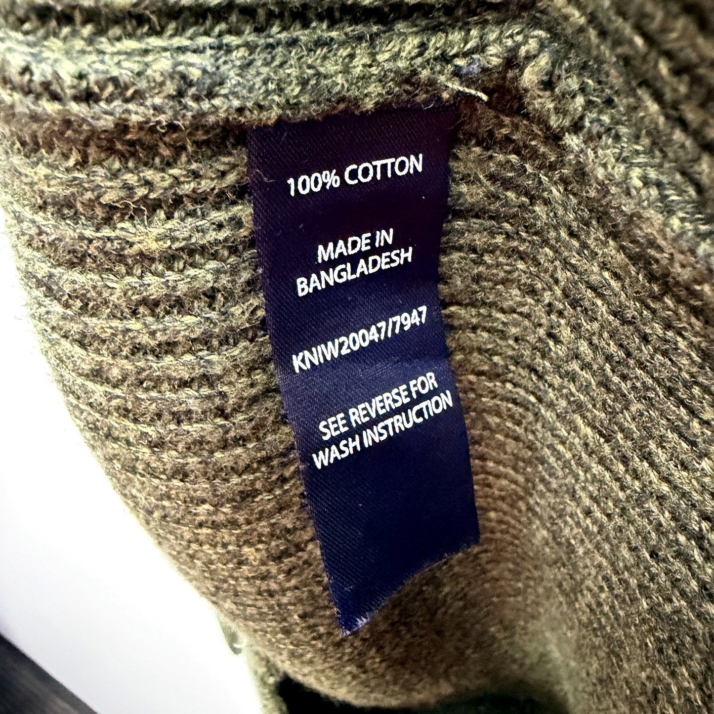 Gazman Mens Knit Crew Neck Jumper with Suede Shoulder Patches Olive Green NEW