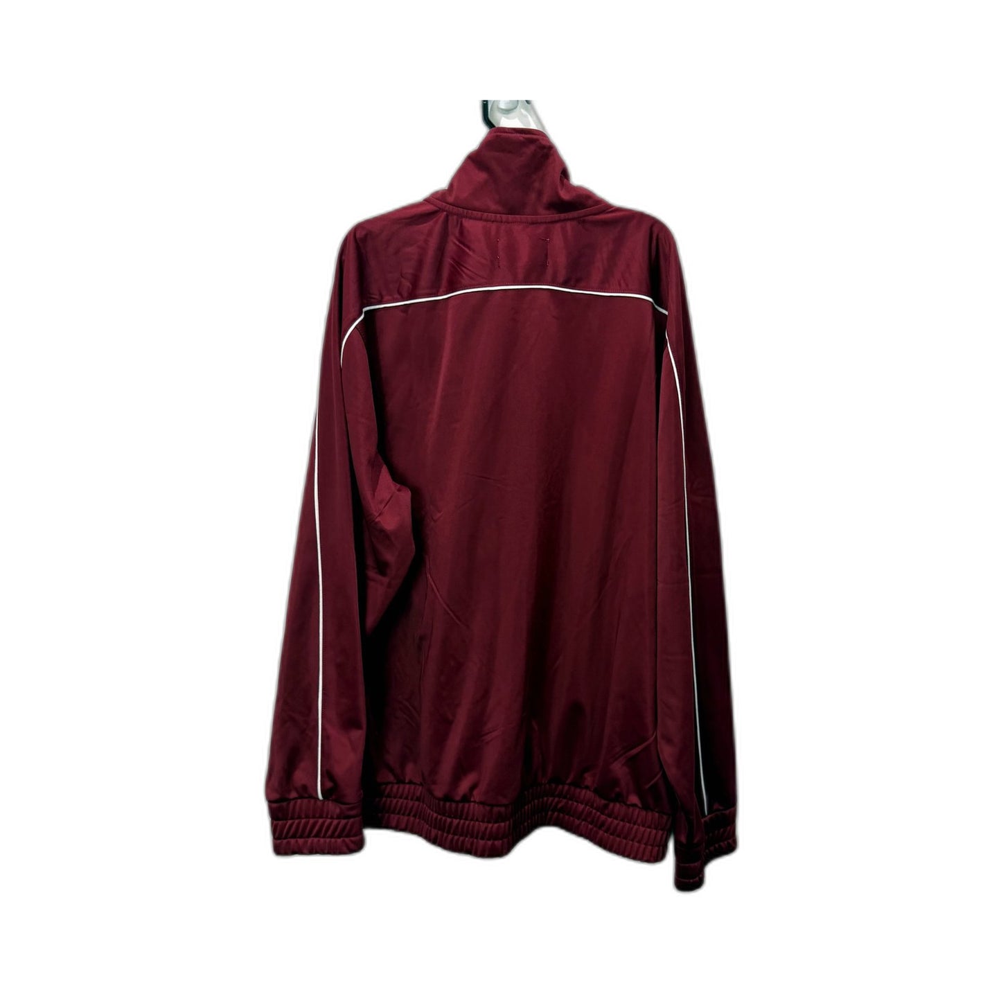 Arvust Mens Script Tricot Track Jacket Red Lightweight Athletic Size XL NEW