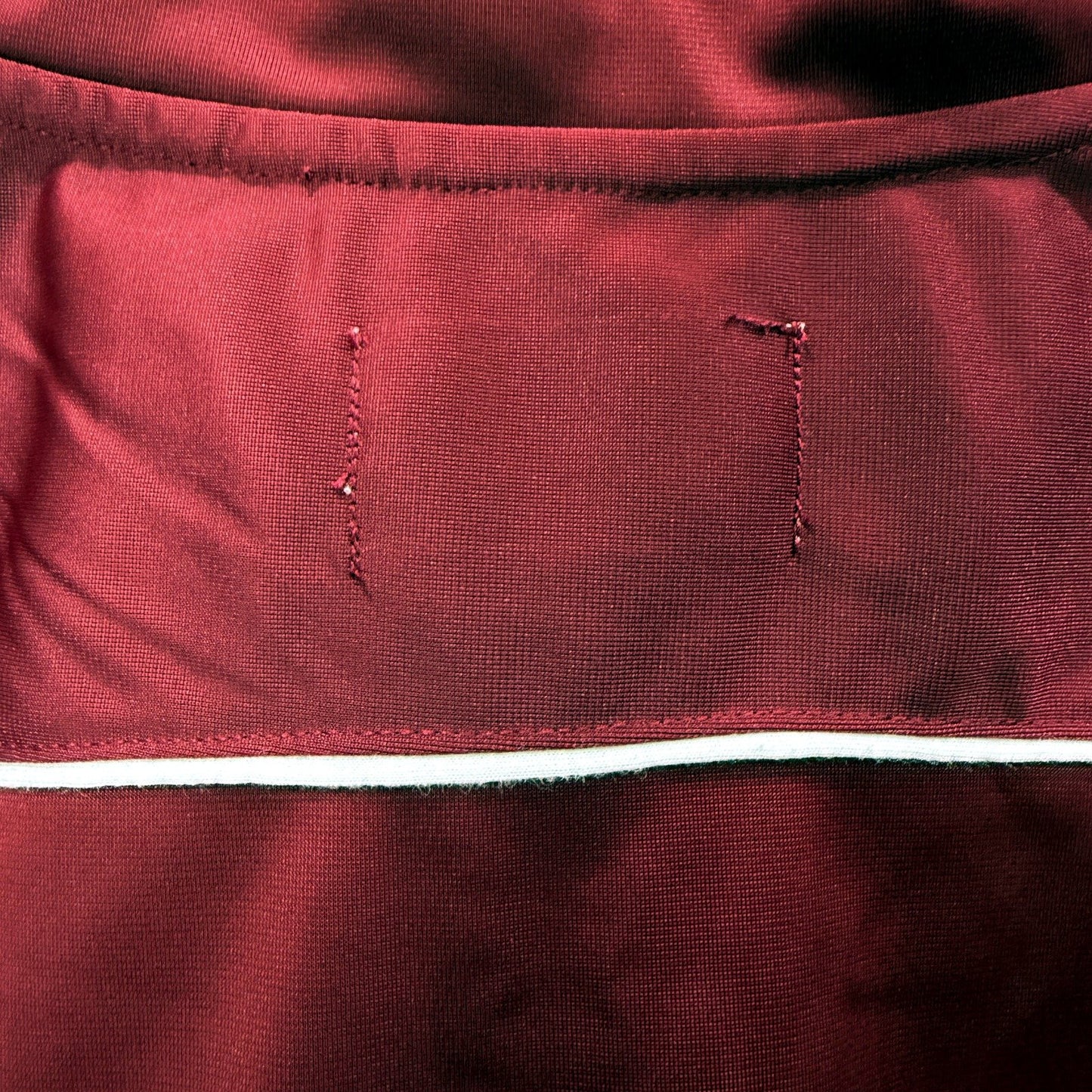 Arvust Mens Script Tricot Track Jacket Red Lightweight Athletic Size XL NEW