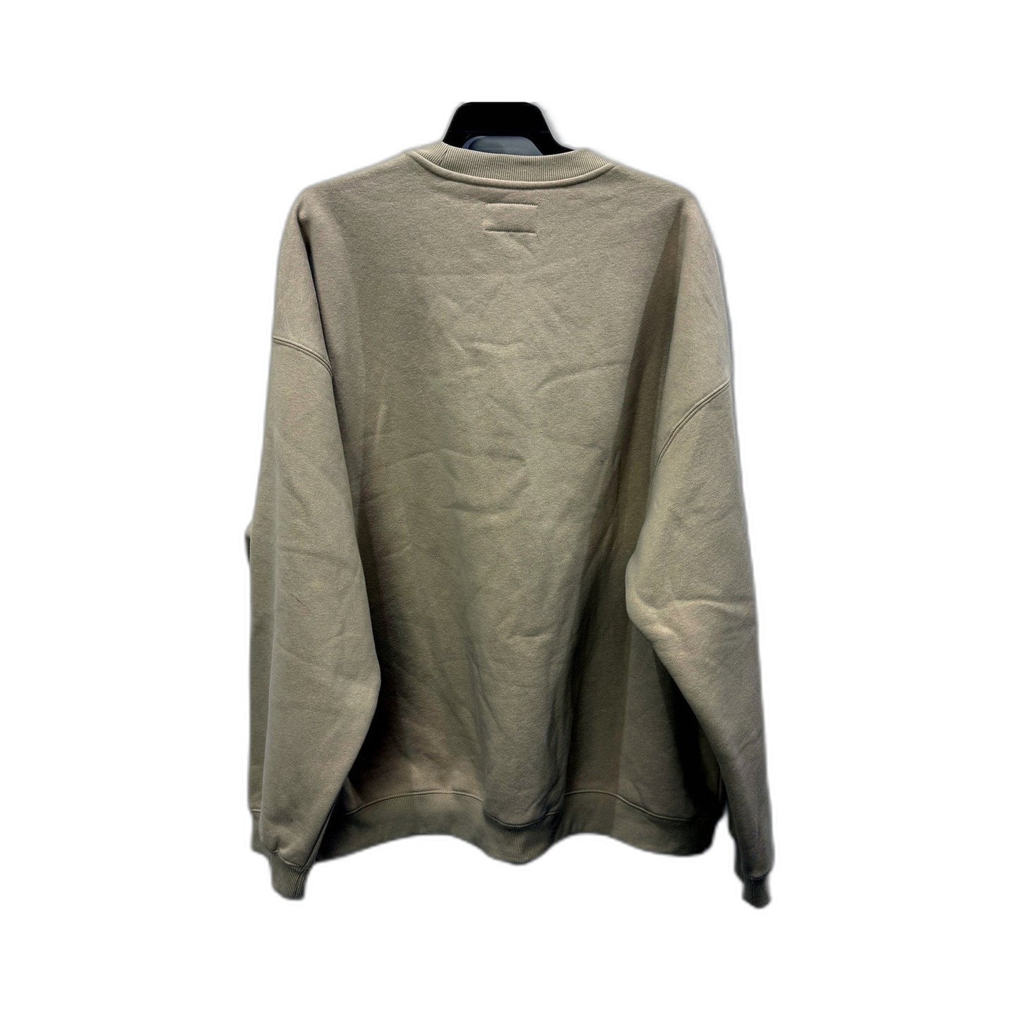 Arvust Mens Studio Crew Neck Jumper Beige Cotton Blend Pullover Size 2XL NEW