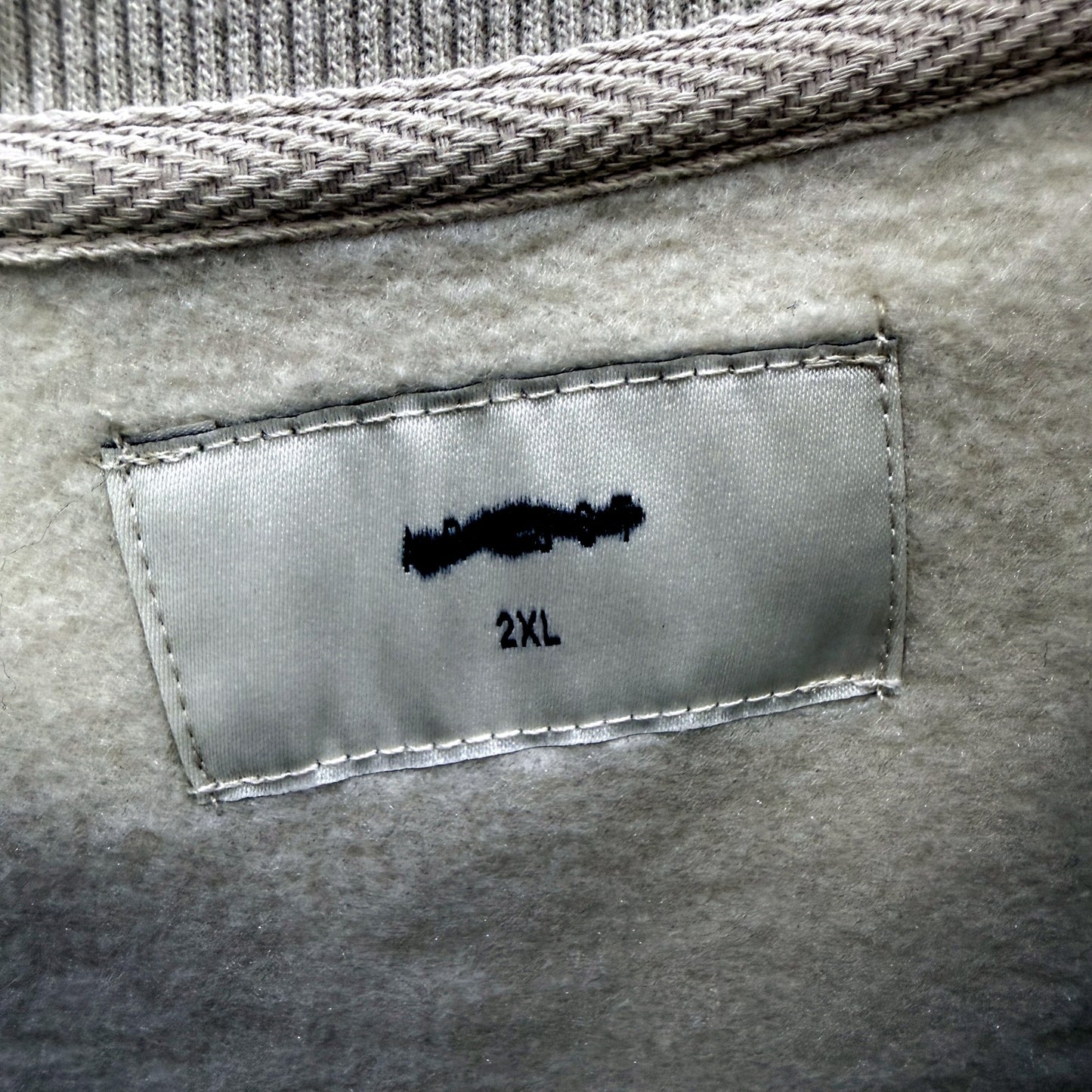 Arvust Mens Studio Crew Neck Jumper Beige Cotton Blend Pullover Size 2XL NEW