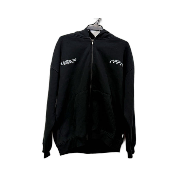 Arvust Mens Archive Zip Hoodie in Black, Size M NEW