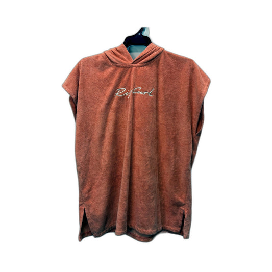 Rip Curl Girls Hooded Towelling Swim Poncho Peach Terry Cloth Size Small