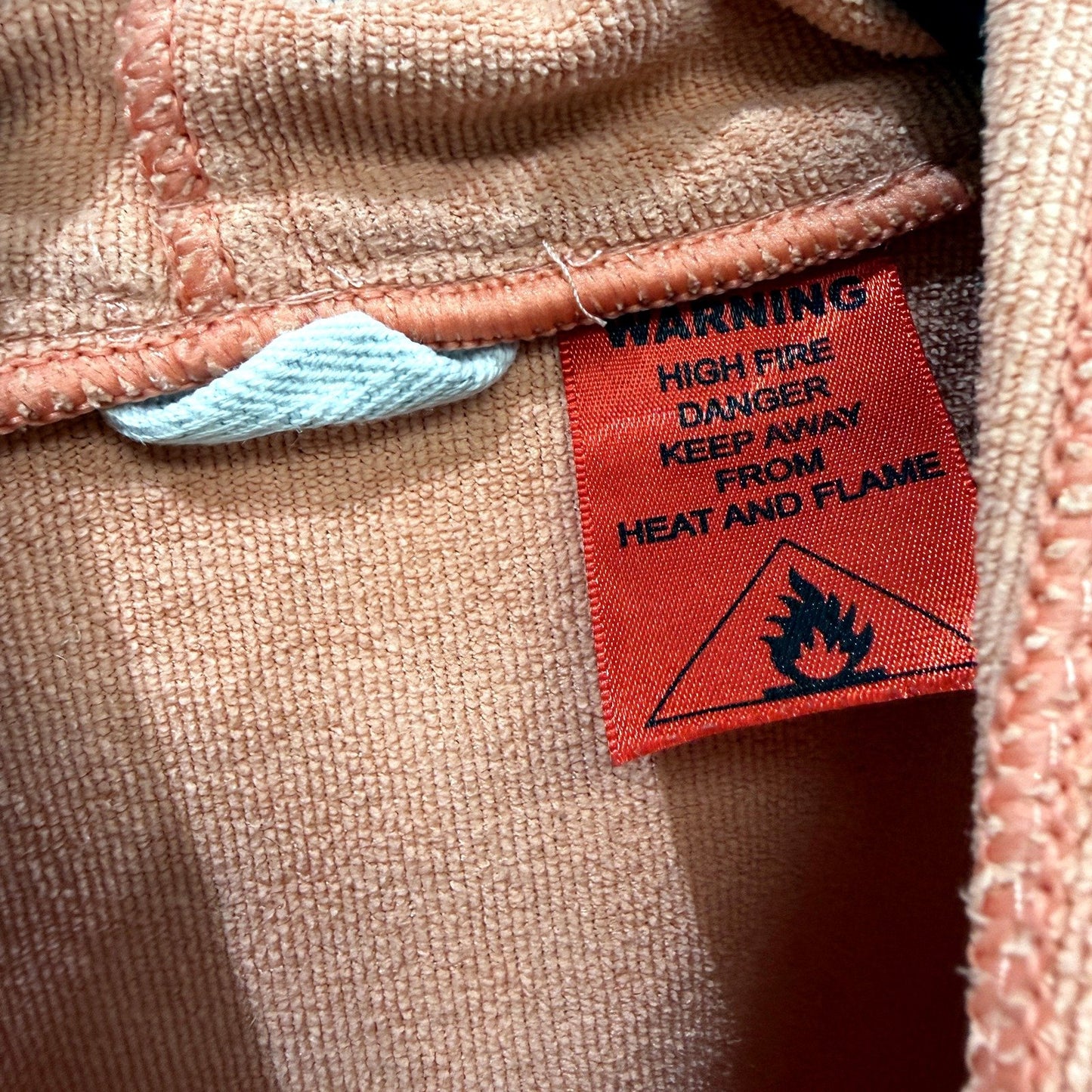 Rip Curl Girls Hooded Towelling Swim Poncho Peach Terry Cloth Size Small