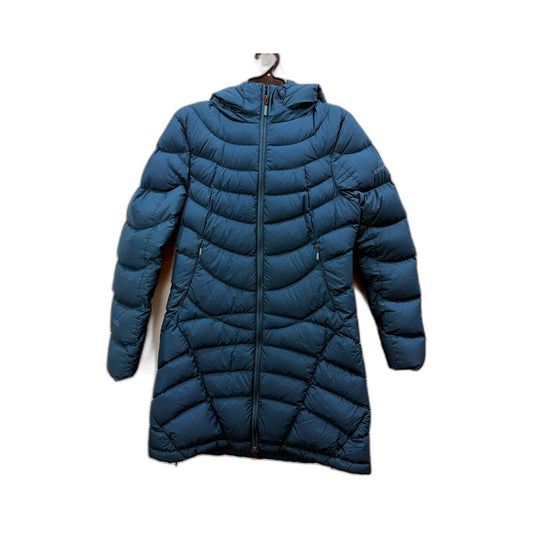 Kathmandu Womens Down Puffer Jacket Lightweight Warm Outdoor Coat Blue Size 8