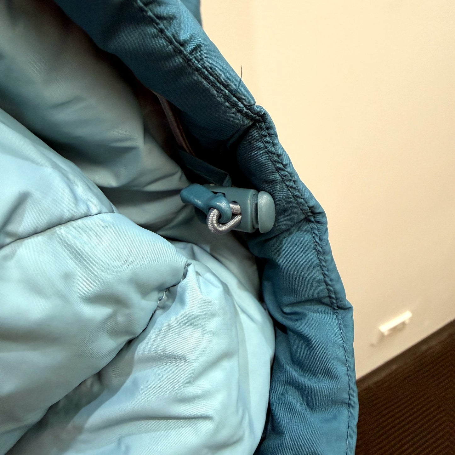 Kathmandu Womens Down Puffer Jacket Lightweight Warm Outdoor Coat Blue Size 8