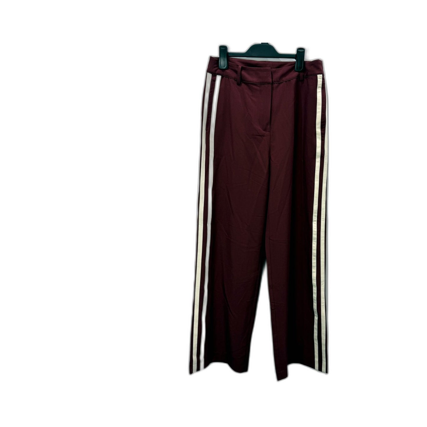 Alice in the eve Womens Leon Stripe Detail Burgundy Suit Pants Size L NEW