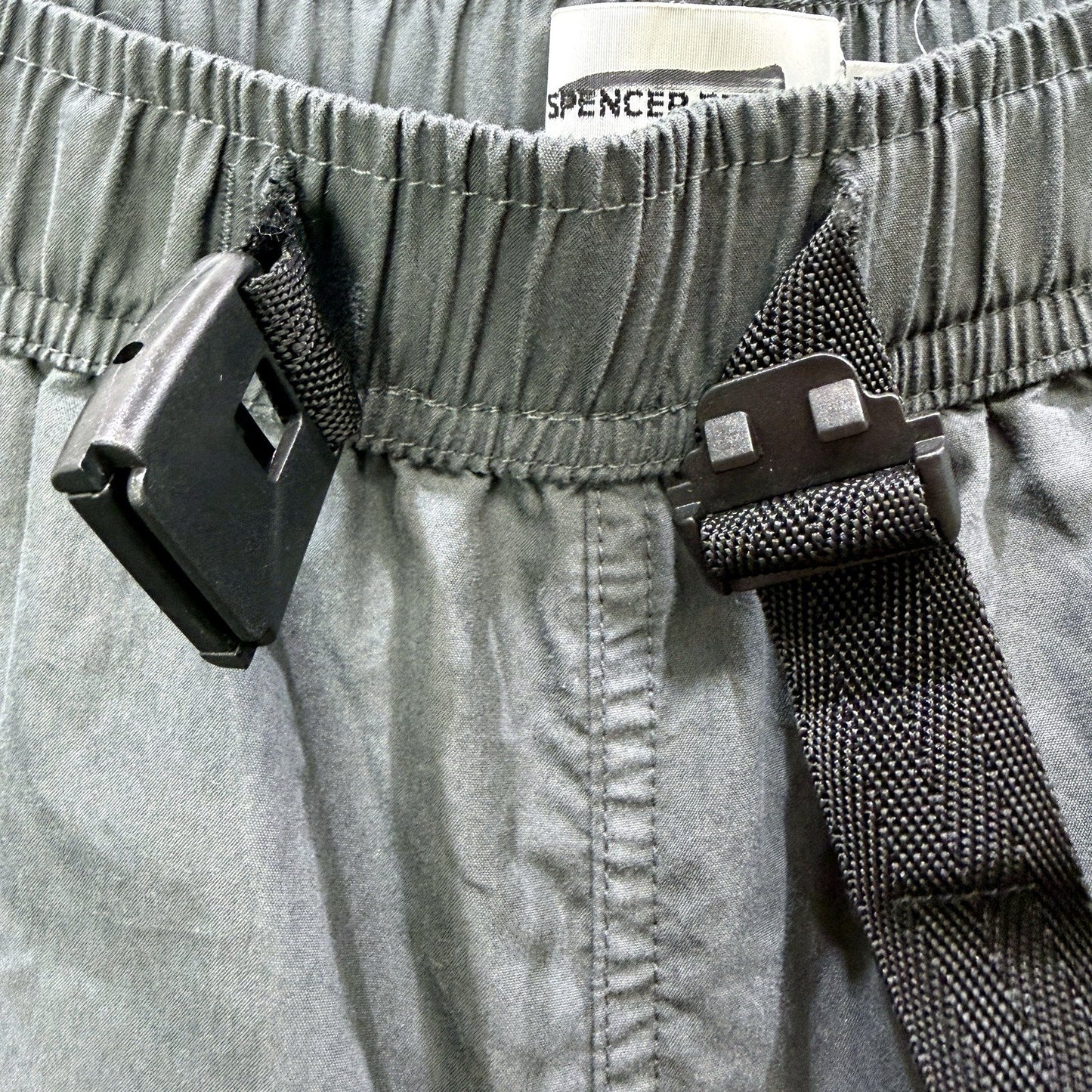Spencer Project Mens Convertible Cargo Pants in Charcoal Grey, Size 30 NEW