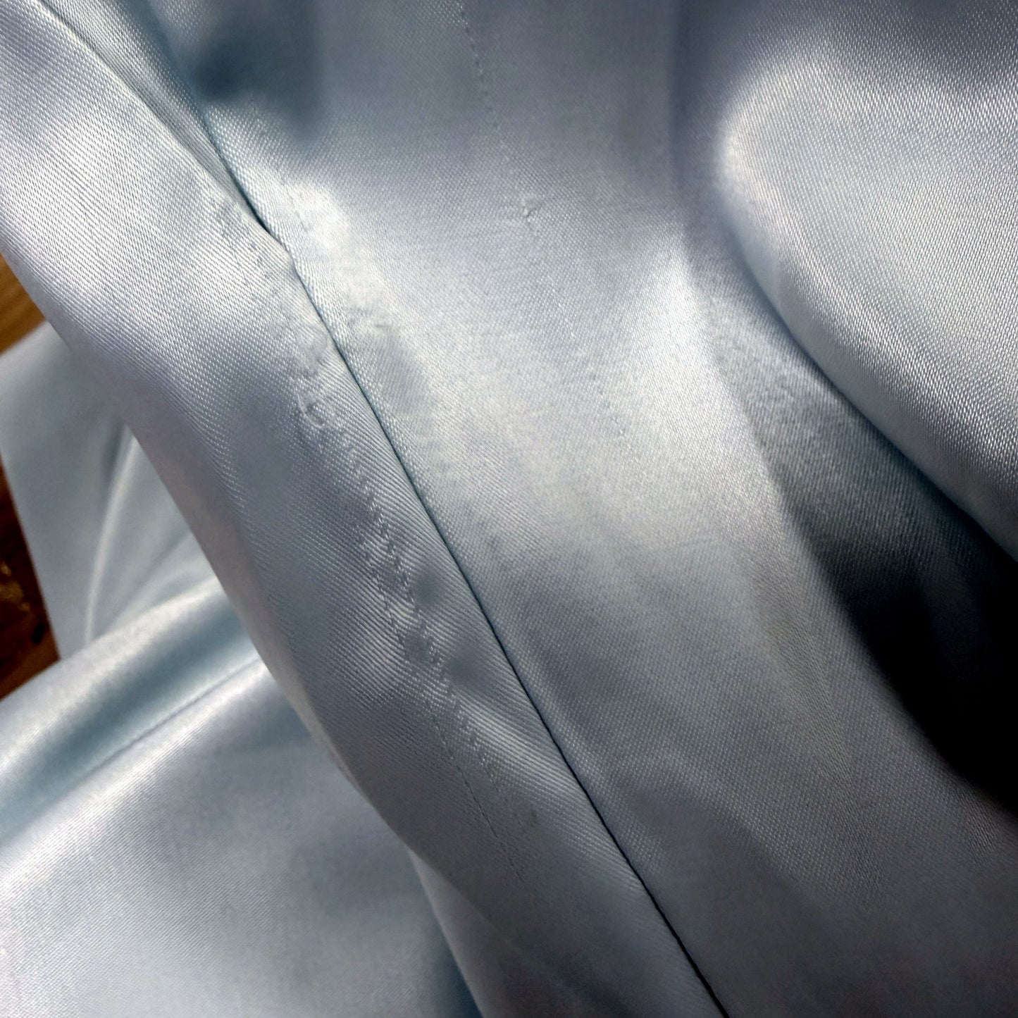 Lioness Womens Pleated Metallic Blue Dress Pants with Elastic Waist, Size M NEW