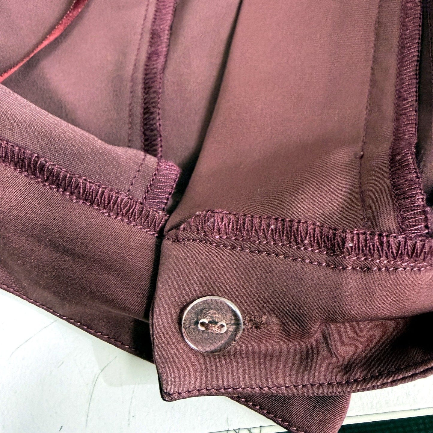 Elle Zeitoune Womens Dress Pants Dusty Mauve Size 10 NEW