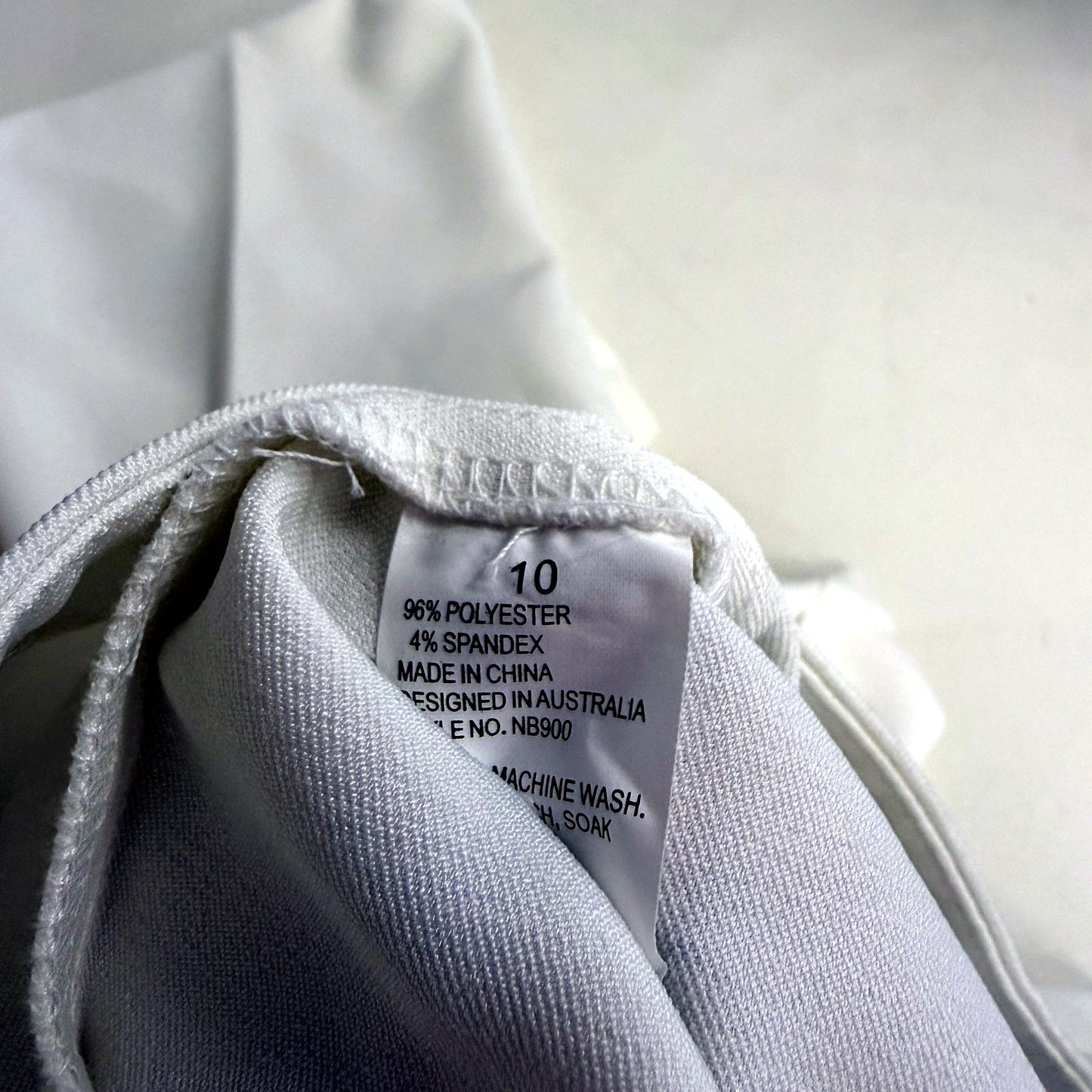 Liz Jordan Womens Pleated Dress Pants, White, Size 10