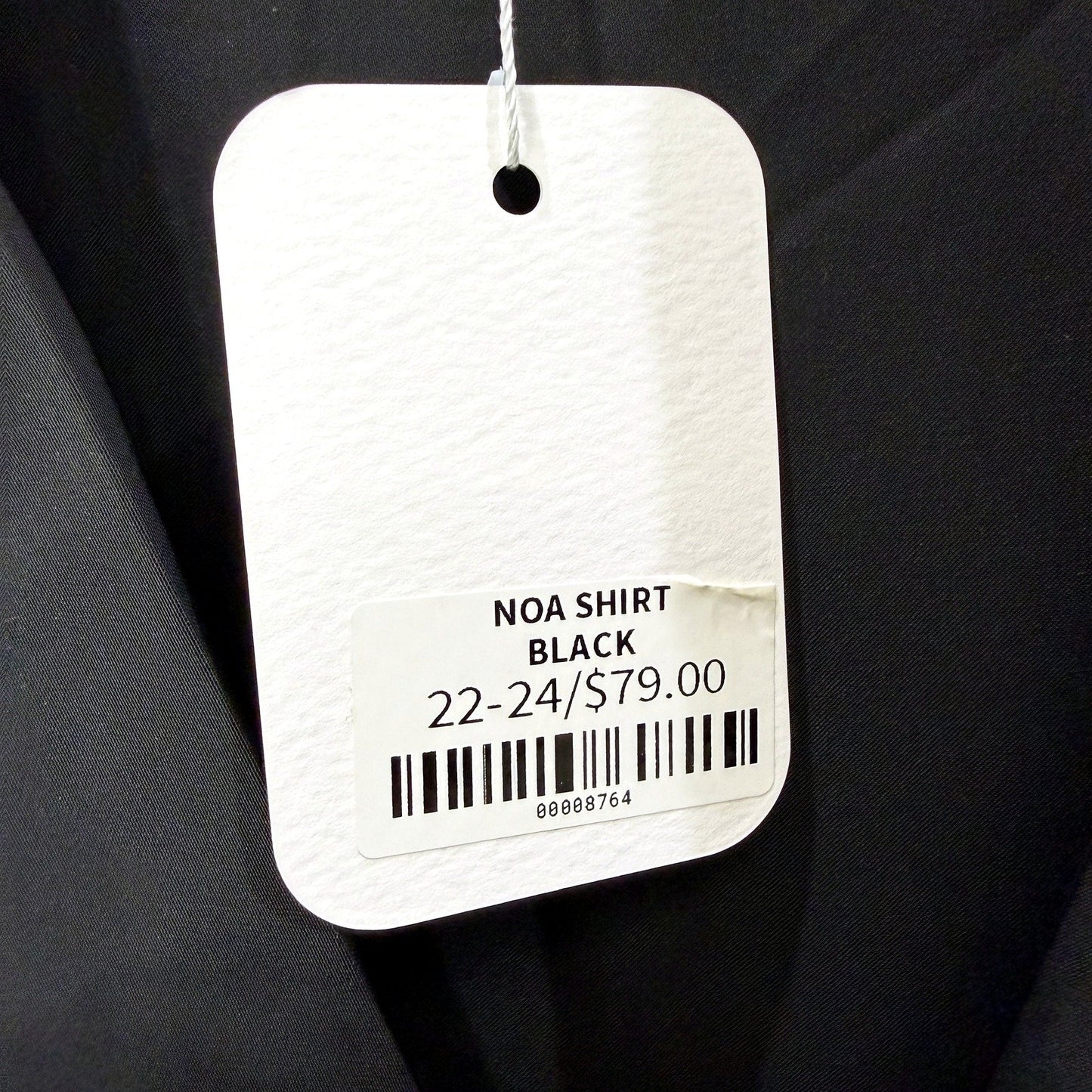 Fayt The Label Womens Loose Fit Noa Shirt in Black Plus Size 22-24 NEW