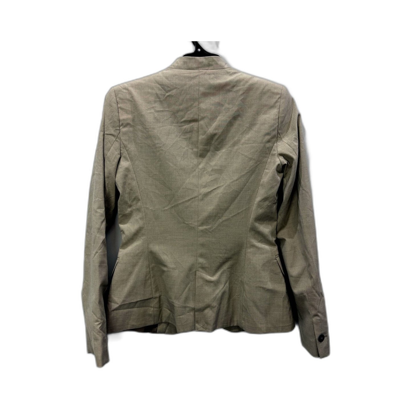 Zara Womens Beige Lightweight Blazer Polyester Viscose Elastane Size 6 NEW
