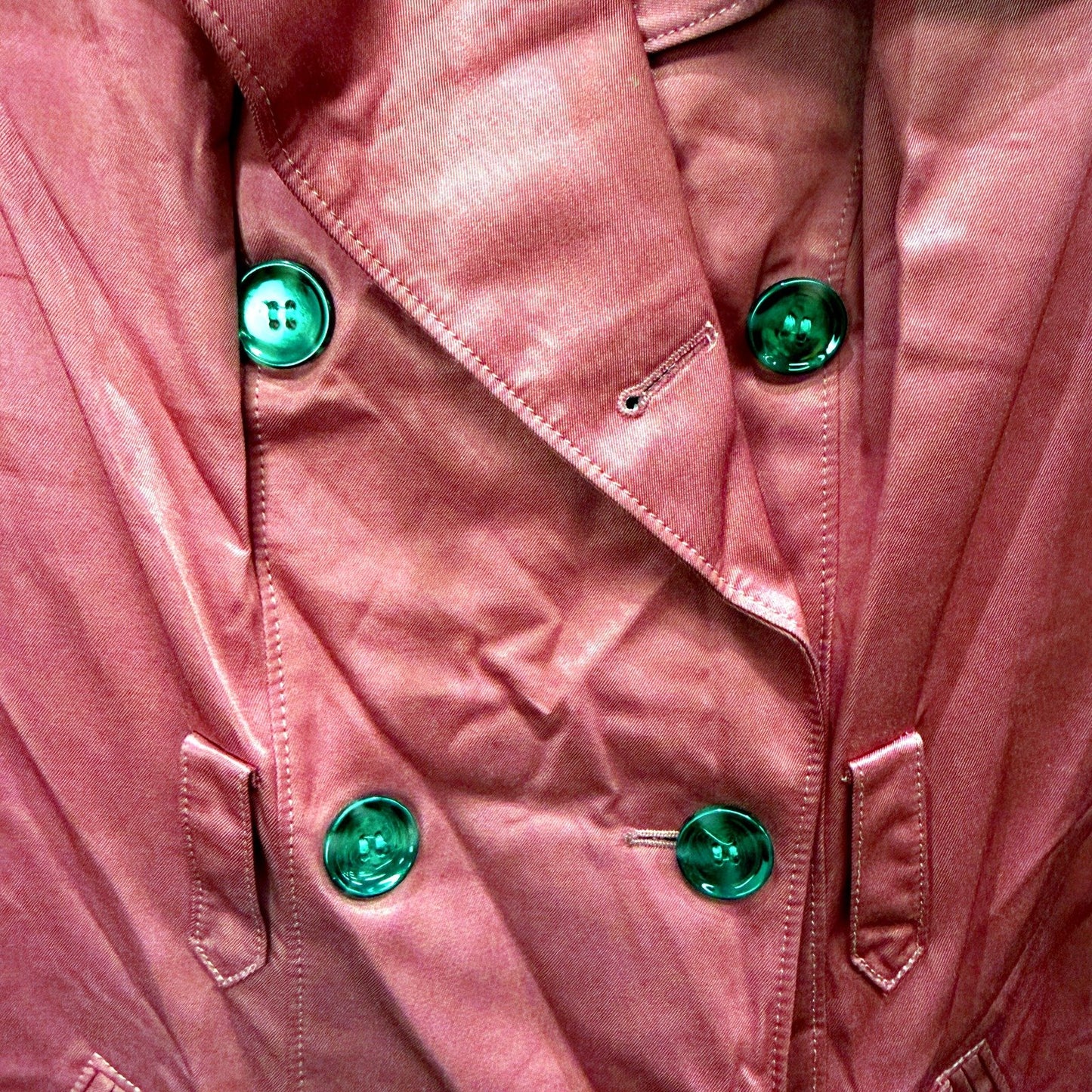Portmans Womens Belted Trench Coat Red Classic Stylish Outerwear Size 6