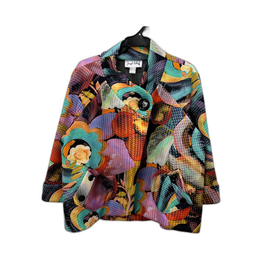 Joseph Ribkoff Womens Multicolor Floral Print Pullover Jacket Size 12