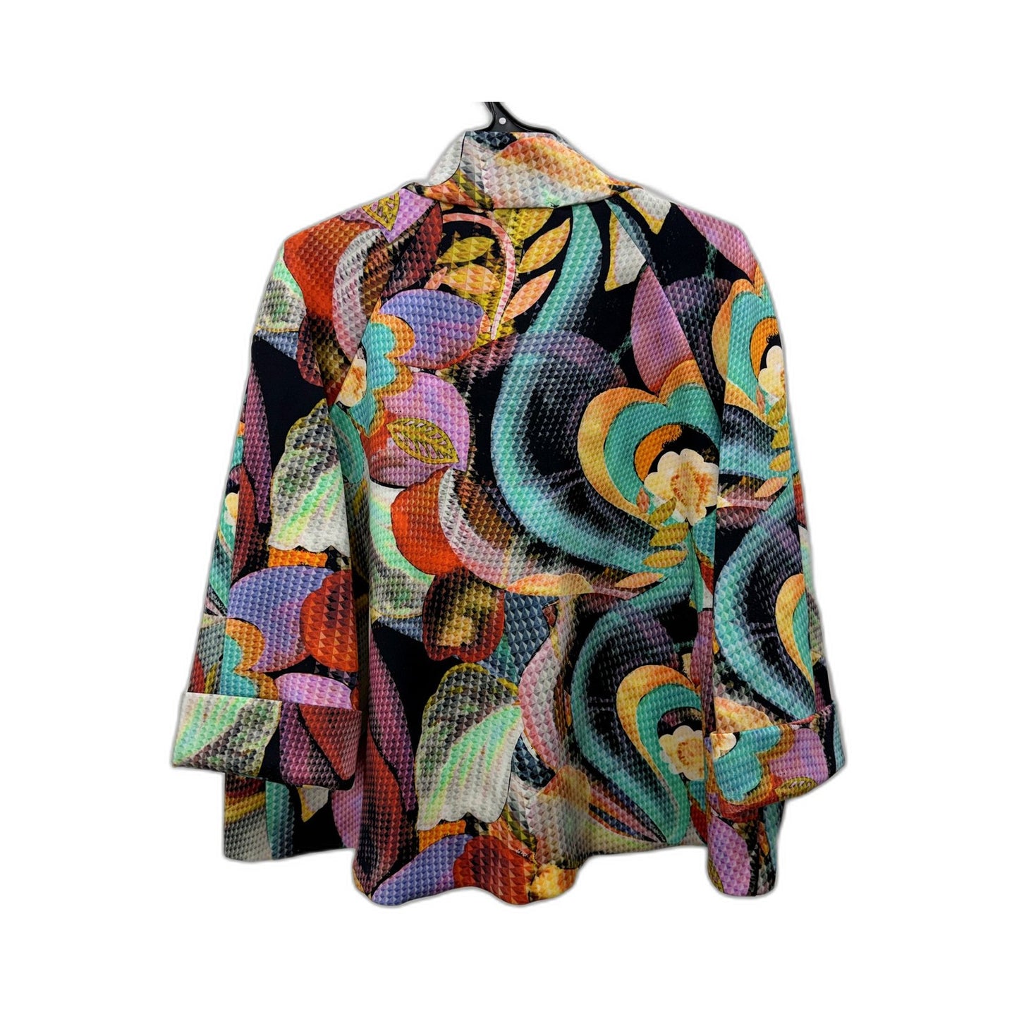Joseph Ribkoff Womens Multicolor Floral Print Pullover Jacket Size 12
