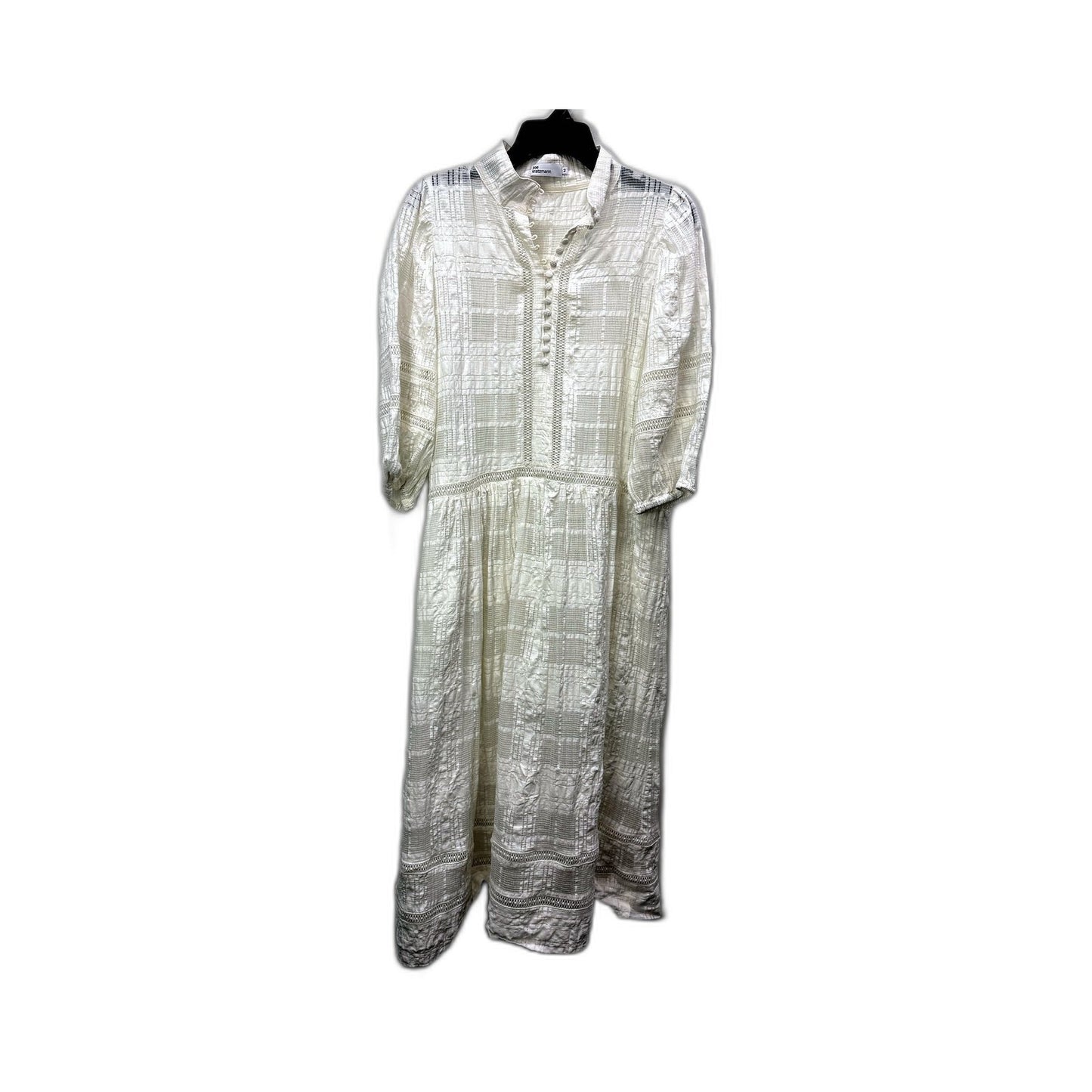 Zoe Kratzmann Womens Vintage Lace Dress Boho Style White Porcelain Size 2 NEW