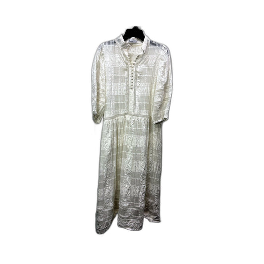 Zoe Kratzmann Womens Vintage Lace Dress Boho Style White Porcelain Size 2 NEW