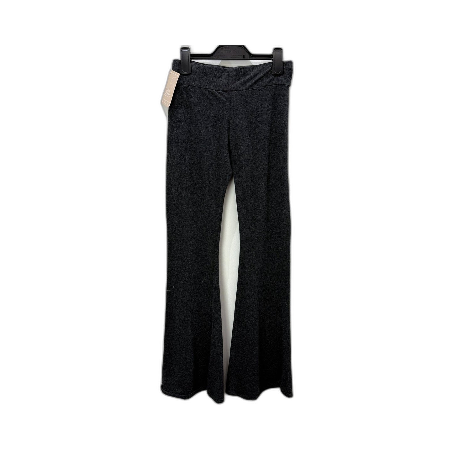 Cocoa Clothing Womens Flared Leggings Comfortable Casual Dark Grey Size S NEW