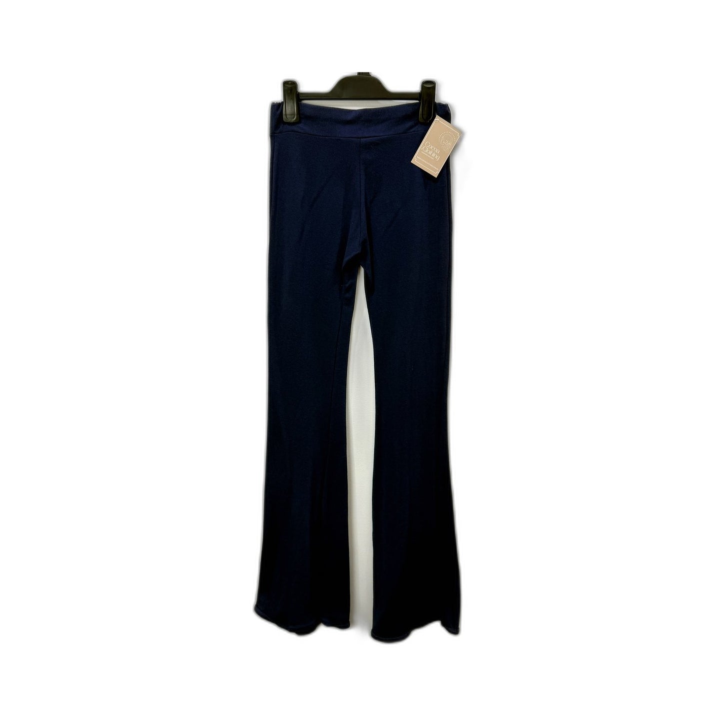 Cocoa Clothing Womens Flared Navy Blue Pants Size Small NEW