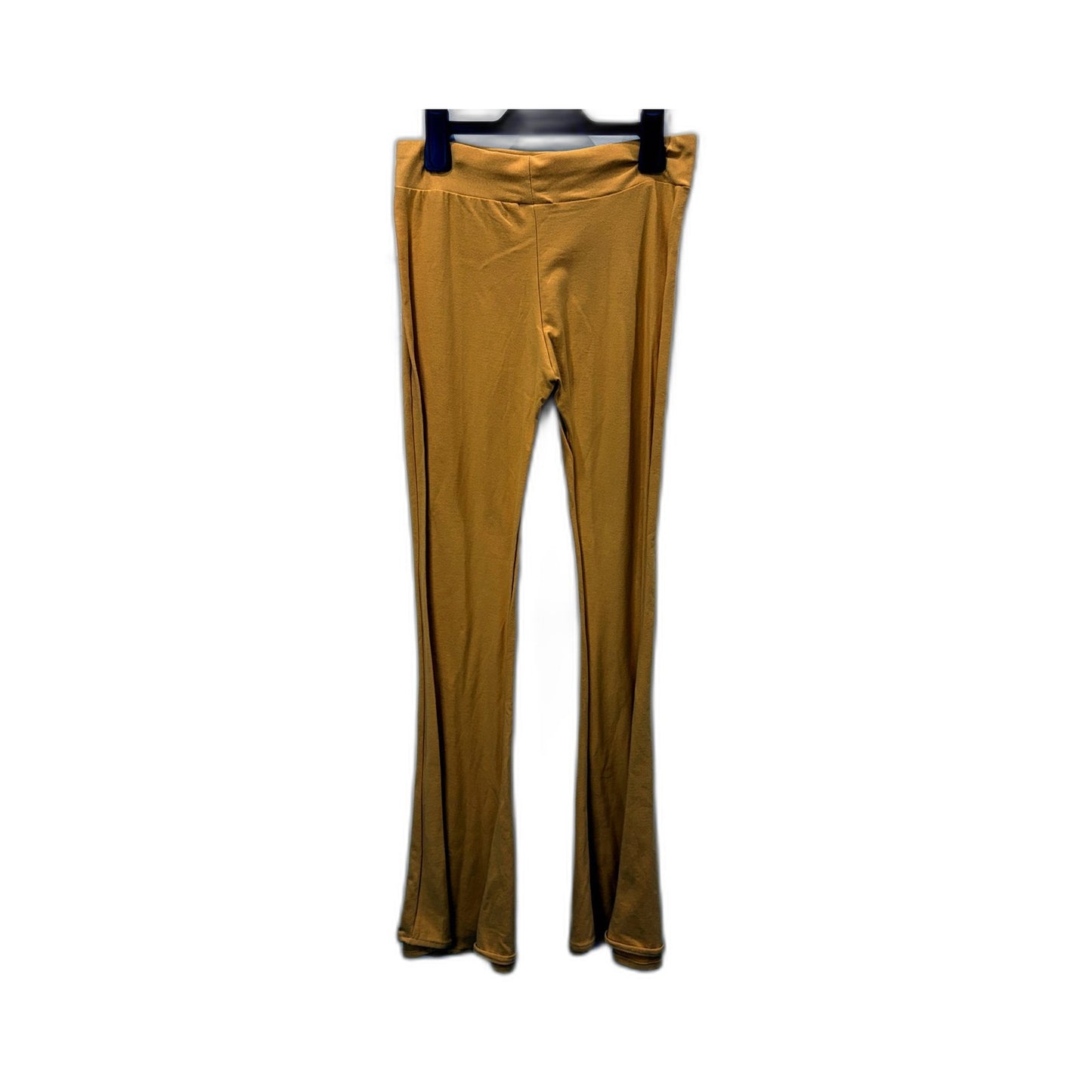 Cocoa Clothing Womens Mustard Yellow Flared Pants Comfortable Size M NEW