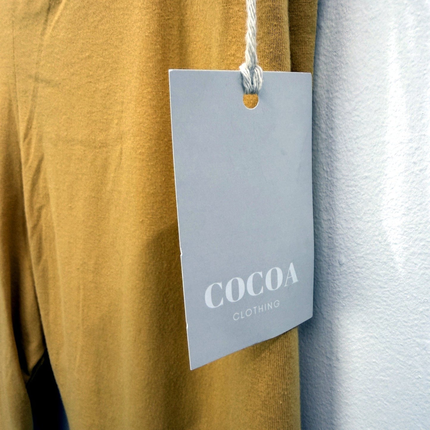 Cocoa Clothing Womens Mustard Yellow Flared Pants Comfortable Size M NEW