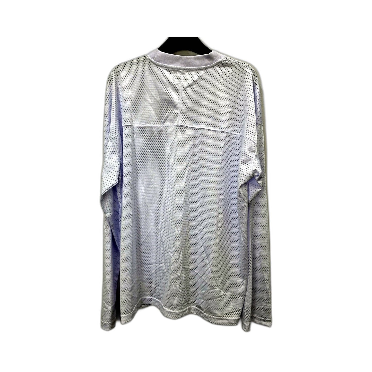 Spencer Project Mens Perforated Mesh Athletic Pullover Sweatshirt White NEW