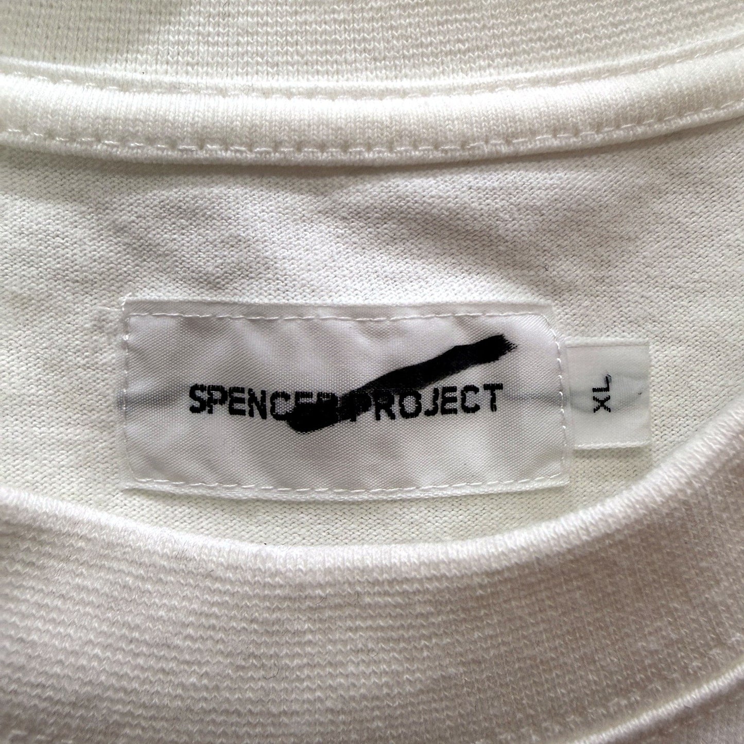 Spencer Project Mens Graphic Print Pullover Sweatshirt in White, XL Size NEW