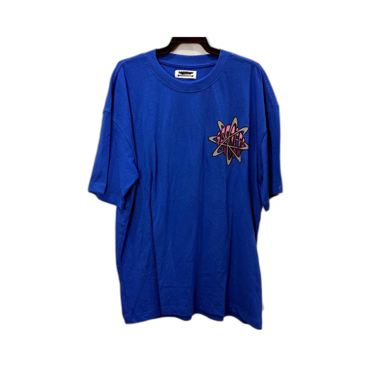 Spencer Project Mens Blue Graphic Print Pullover Sweatshirt XL NEW