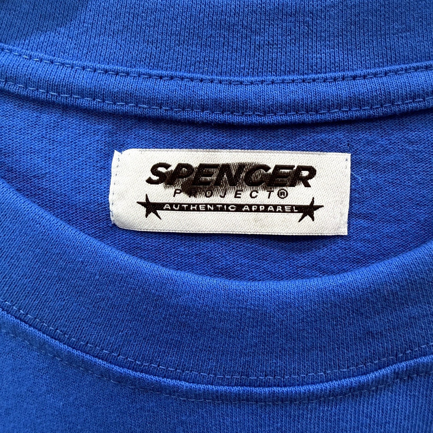 Spencer Project Mens Blue Graphic Print Pullover Sweatshirt XL NEW