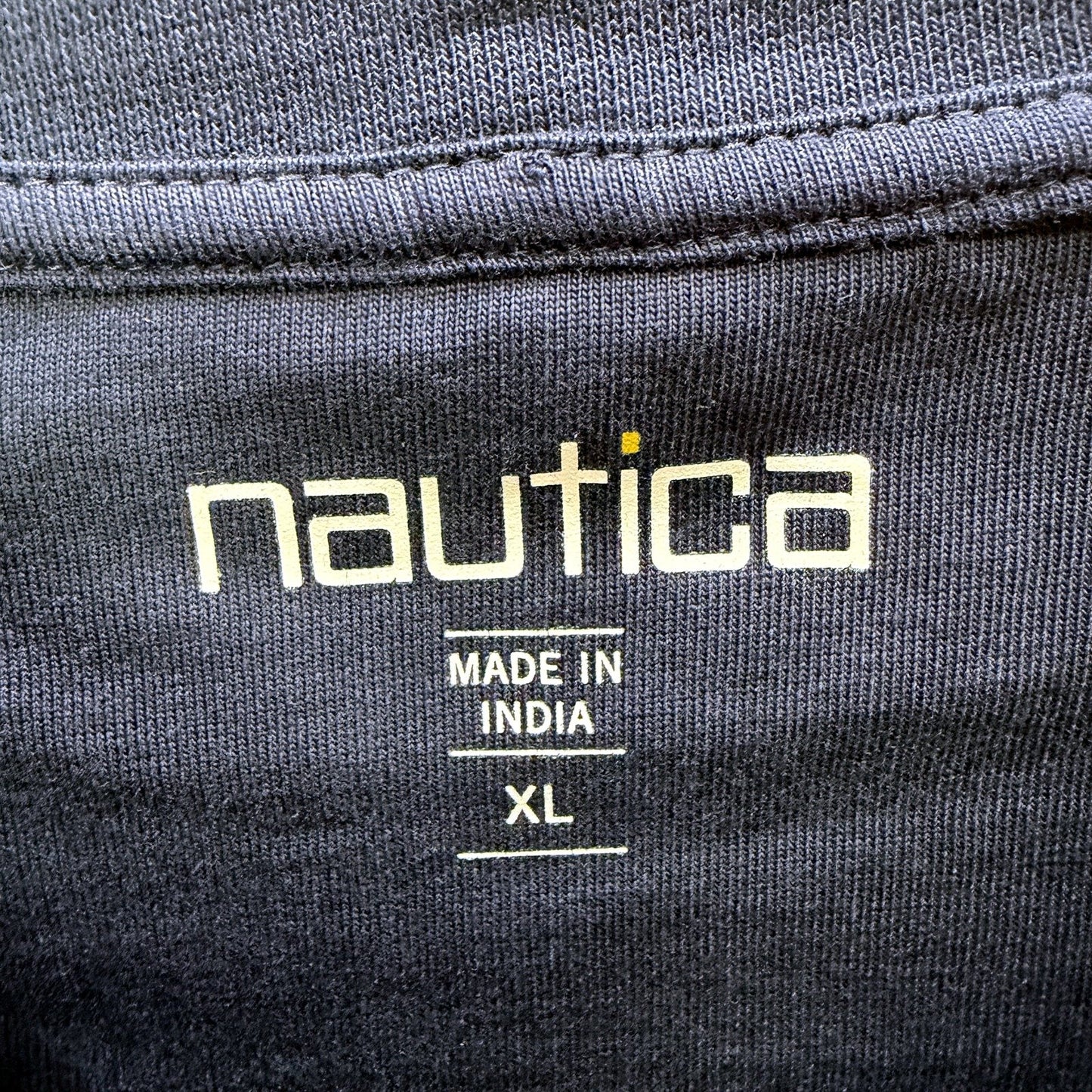 Nautica Mens Japan Arch Pigment Tee Navy 100% Cotton Casual T-Shirt Size XL NEW