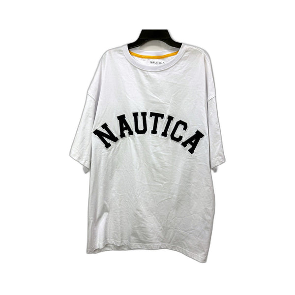 Nautica Mens Pullover Sweatshirt Comfortable Cotton White XL Size NEW