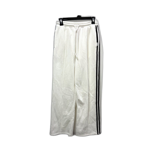 Subtitled Womens Wide Legged Fleece Joggers Casual Lounge White Size XXS NEW