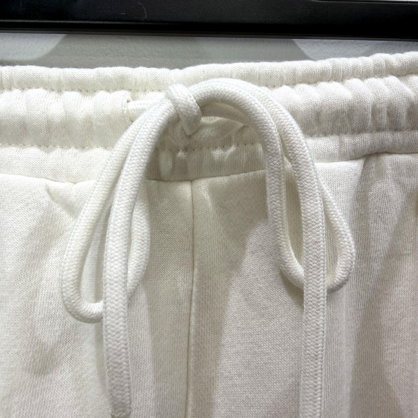 Subtitled Womens Wide Legged Fleece Joggers White Casual Lounge Pants Size M NEW