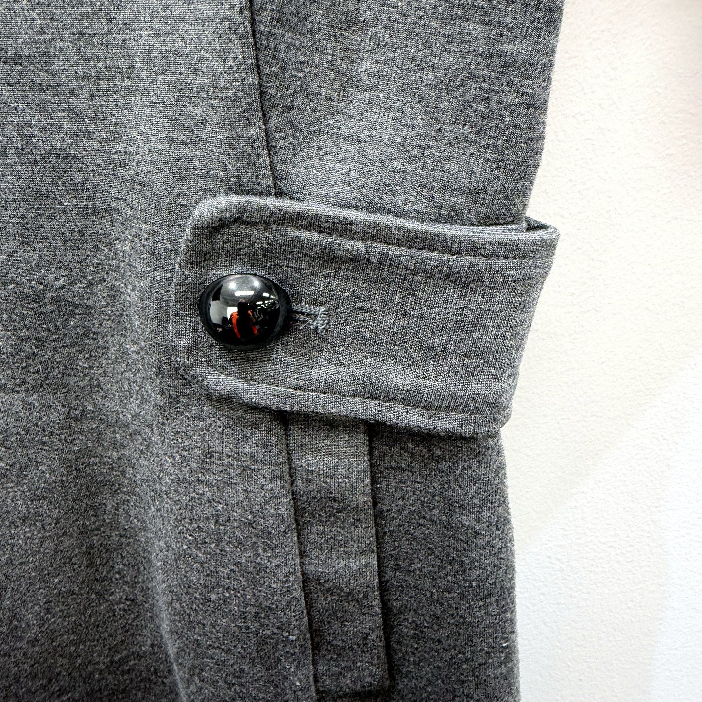 Zara Basic Womens Gray Casual Pullover Dress with Short Sleeves, Size L