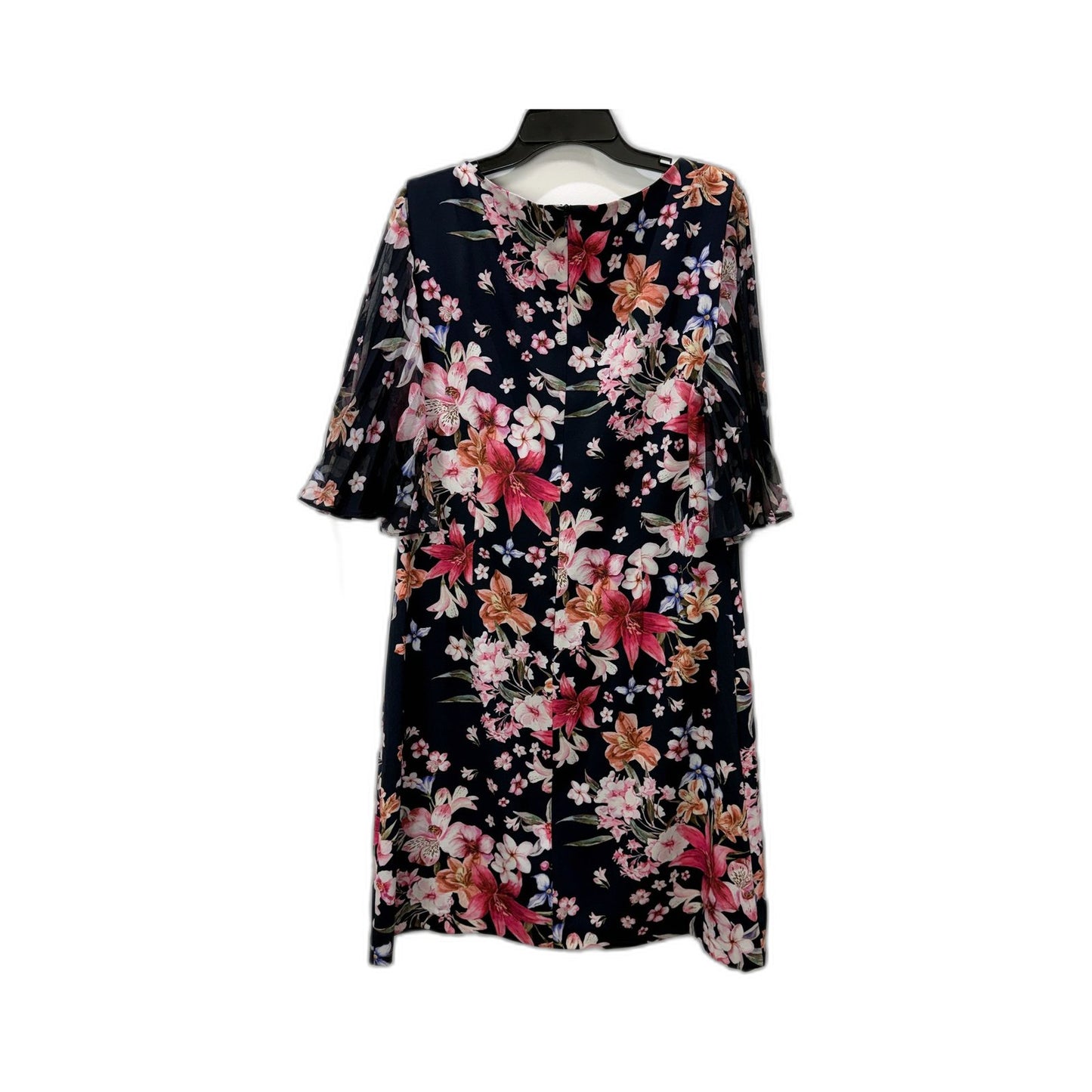Review Womens Floral Print Bell Sleeve Dress Casual Feminine Multi Color NEW