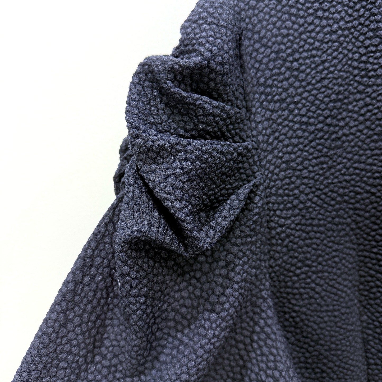 Seed Heritage Womens Puff Sleeve Midi Dress Flared Skirt Dark Blue Size 14 NEW