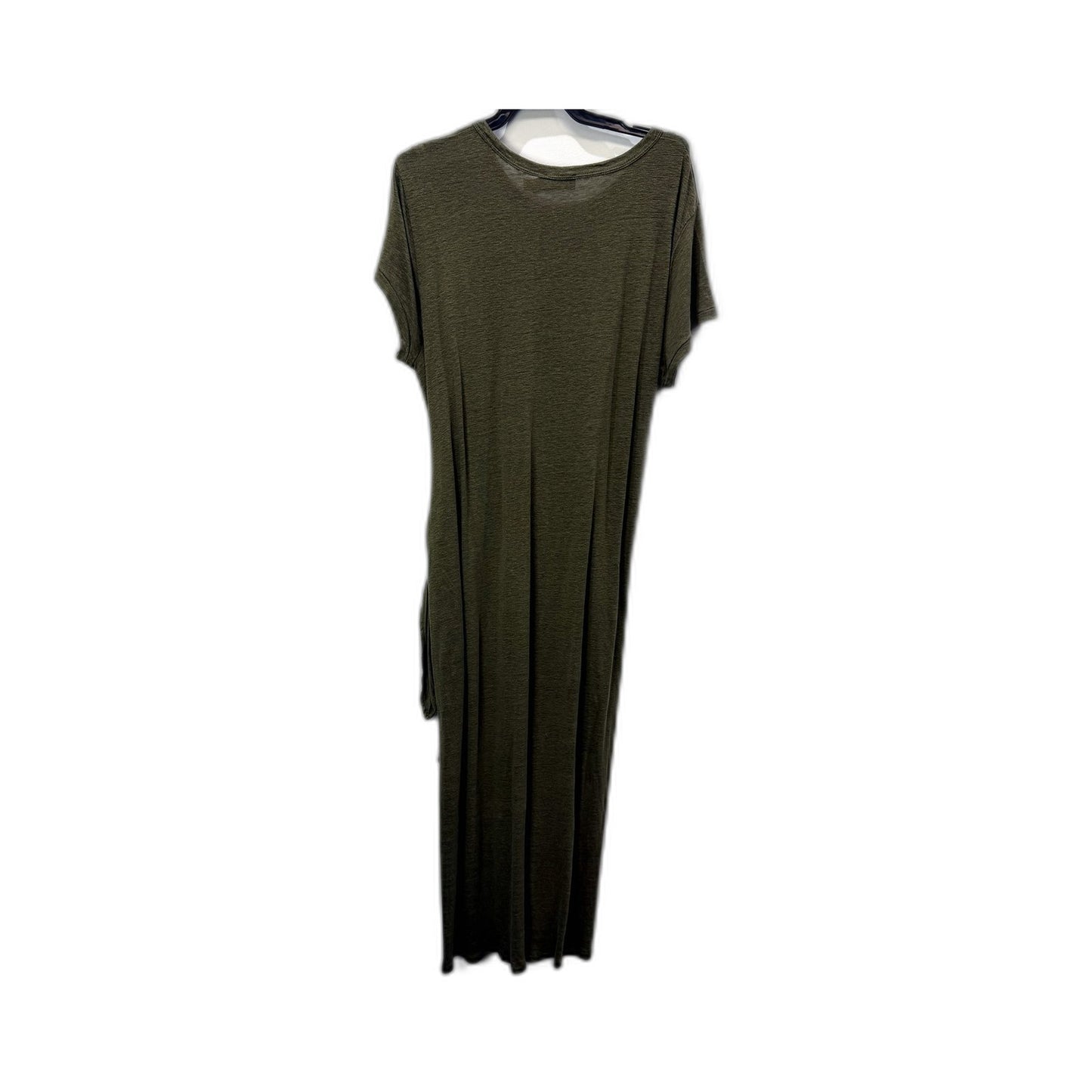 Polo Ralph Lauren Womens Pullover Dress Olive Green Casual Knot Waist Size NEW
