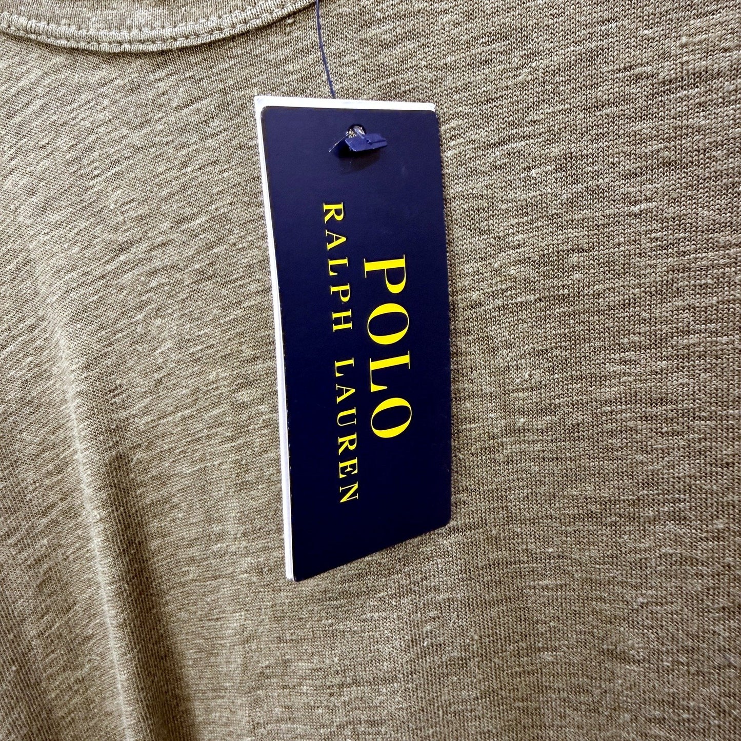 Polo Ralph Lauren Womens Pullover Dress Olive Green Casual Knot Waist Size NEW