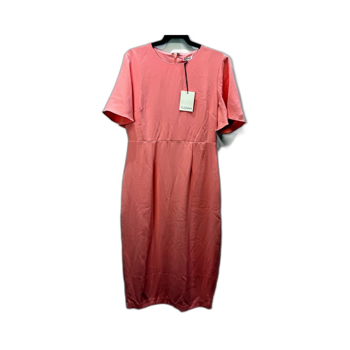 Tussah Womens Pale Pink Midi Dress Feminine Casual Lightweight Size 14 NEW
