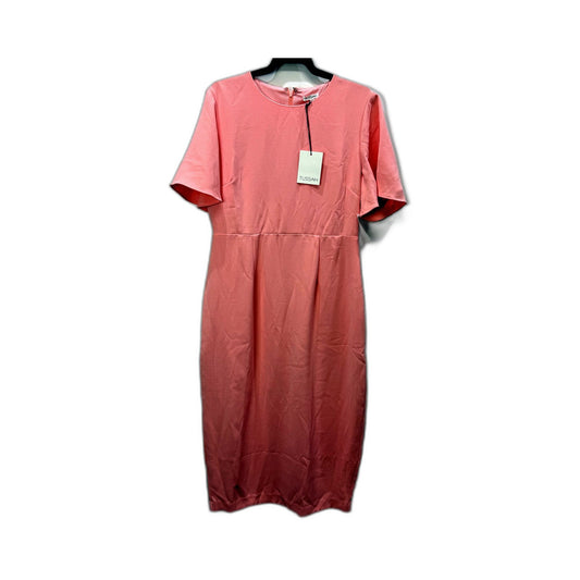 Tussah Womens Pale Pink Midi Dress Feminine Casual Lightweight Size 14 NEW