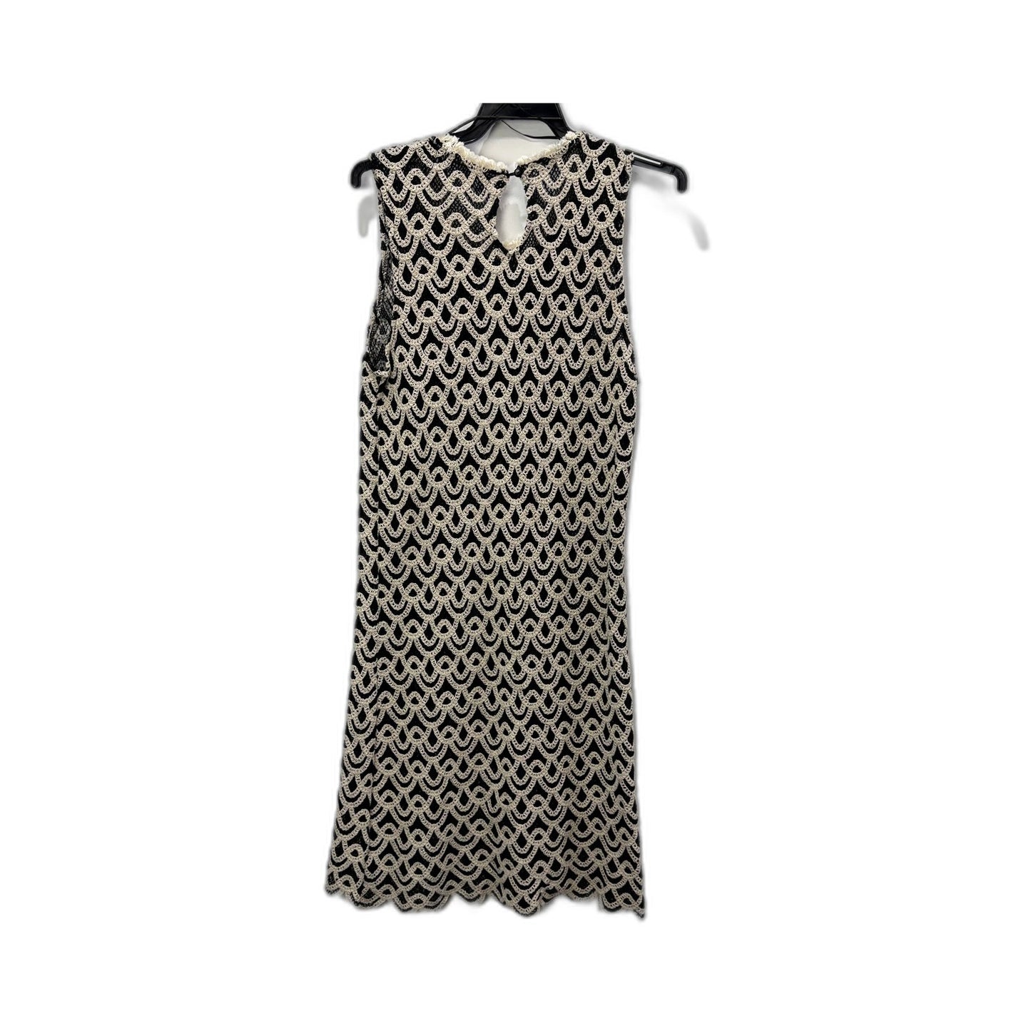 Primark Womens Lace Dress - Sleeveless, Black and Cream, Size L